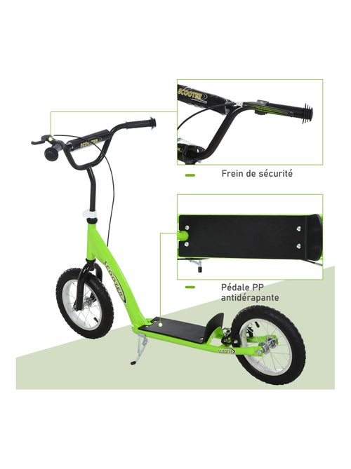 Trottinette patinette enfants grandes roues - Kiabi