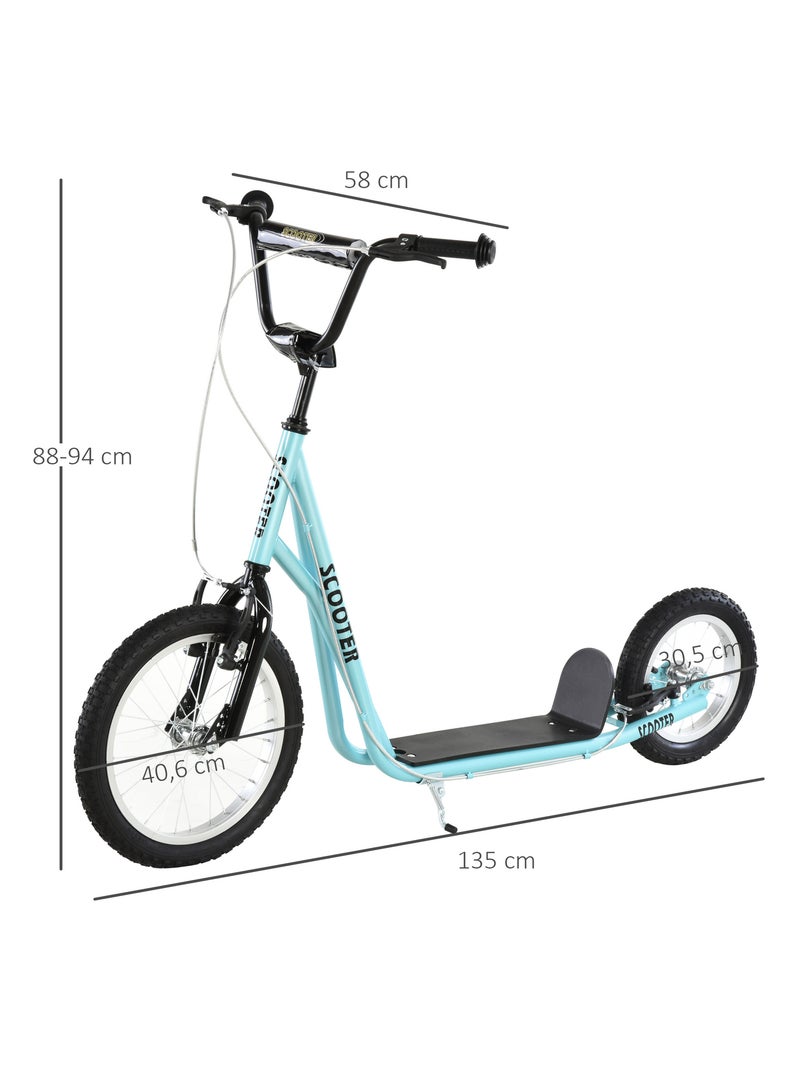 Trottinette patinette freestyle Bleu Bleu - Kiabi