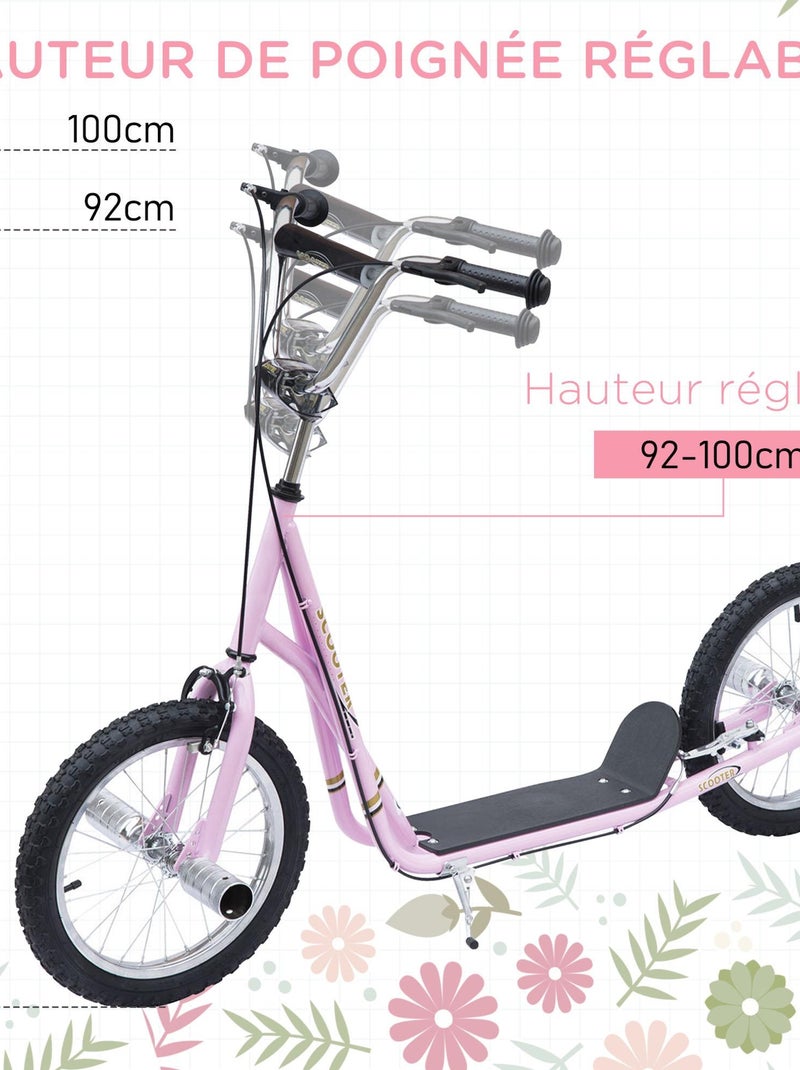 Trottinette patinette freestyle Rose - Kiabi