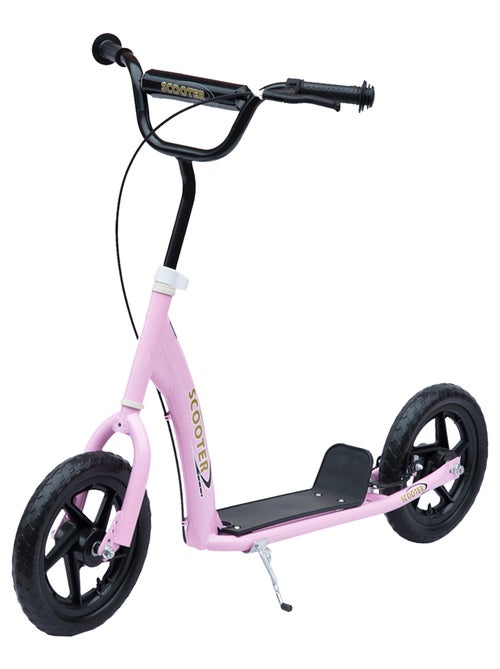 Trottinette patinette poignée frein béquille guidon réglable acier - Kiabi