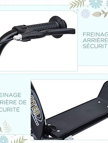 Trottinette patinette grandes roues