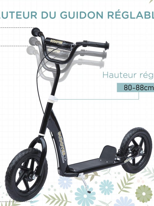 Trottinette patinette poignée frein béquille - Kiabi