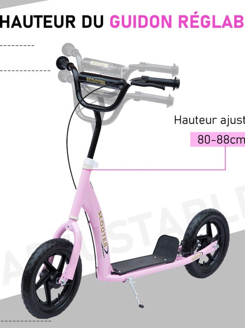 Trottinette patinette poignée frein béquille - Kiabi