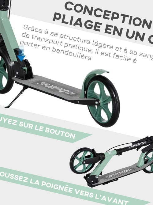 Trottinette pliable adulte - Kiabi