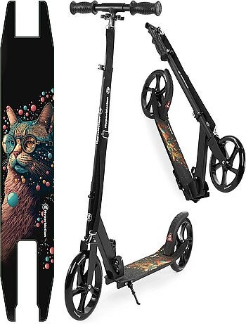 Trottinette pliable aluminium ABEC-7 max 100kg HyperMotion