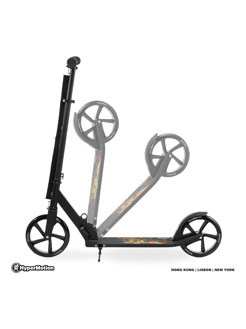 Trottinette pliable aluminium ABEC-7 max 100kg HyperMotion Noir - Kiabi
