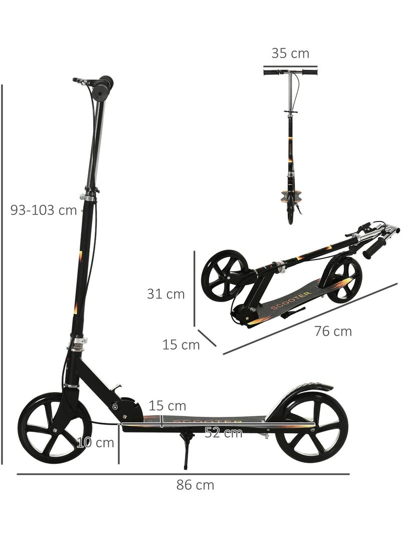 Trottinette pliable enfant Noir - Kiabi