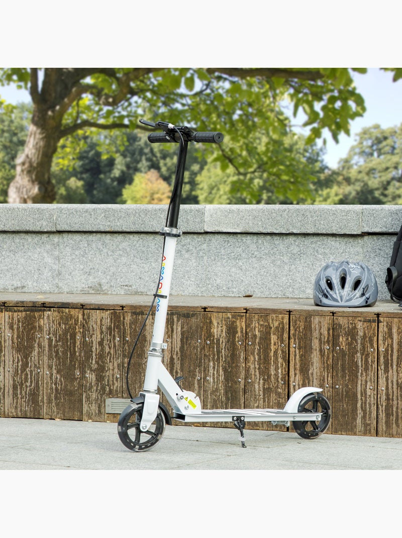 Trottinette pliable réglable enfant roues lumineuses led métal Blanc Blanc - Kiabi