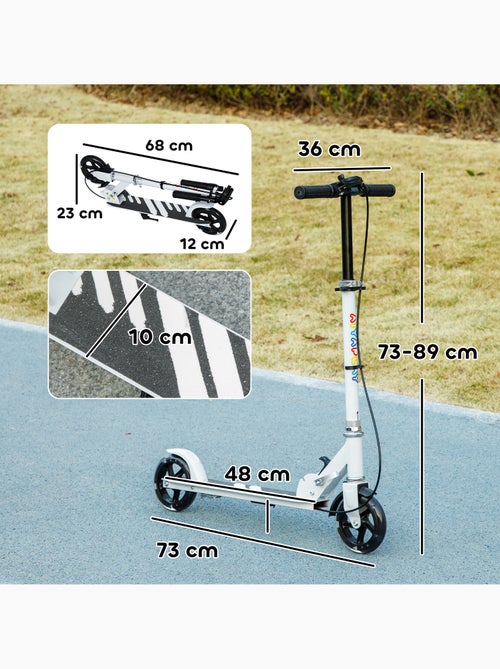 Trottinette pliable réglable enfant roues lumineuses led métal - Kiabi Trottinette pliable réglable enfant roues lumineuses led métal - Kiabi
