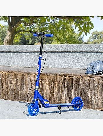 Trottinette pliable réglable enfant roues lumineuses led métal
