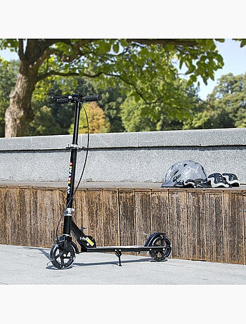 Trottinette pliable réglable enfant roues lumineuses led métal