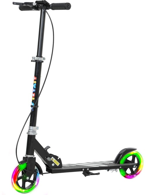 Trottinette pliable réglable enfant roues lumineuses led métal - Kiabi Trottinette pliable réglable enfant roues lumineuses led métal - Kiabi