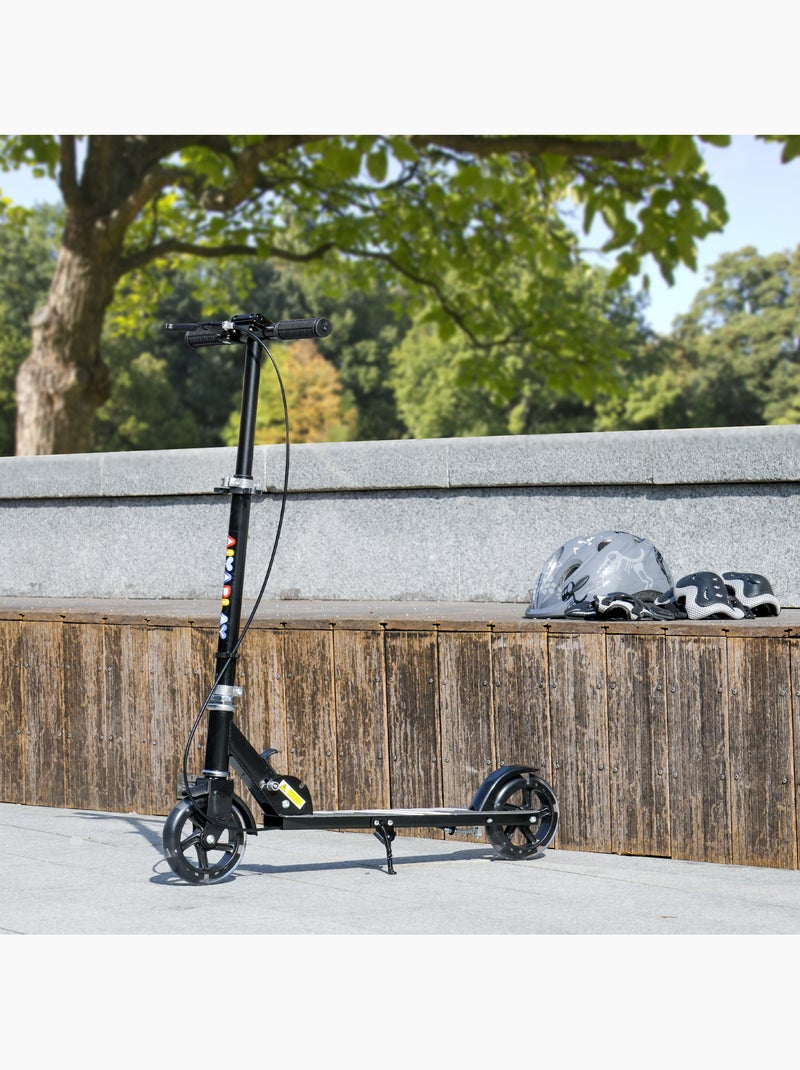 Trottinette pliable réglable enfant roues lumineuses led métal Noir - Kiabi