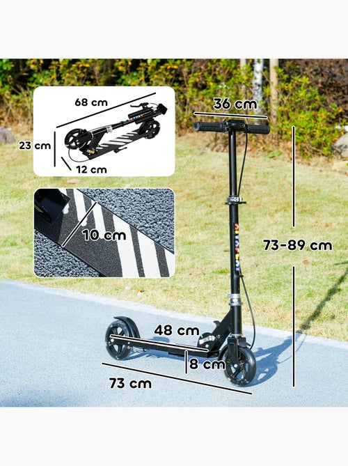 Trottinette pliable réglable enfant roues lumineuses led métal - Kiabi Trottinette pliable réglable enfant roues lumineuses led métal - Kiabi