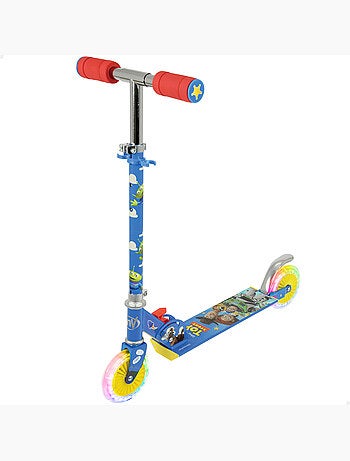 Trottinette pliable toy story à 2 roues avec lumières