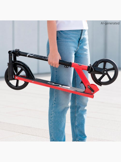 Trottinette pliante rouge +8 ans evo - Kiabi