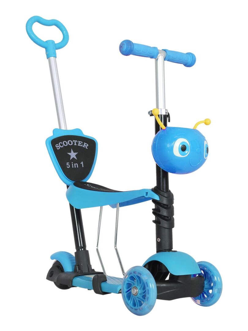 Trottinette 3 roues bleue pour les 2 - 4 ans Dino Italtrike - Bleu - Kiabi  - 117.47€