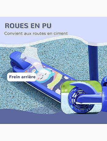 Trottinette pour enfants 3 roues lumineuses led