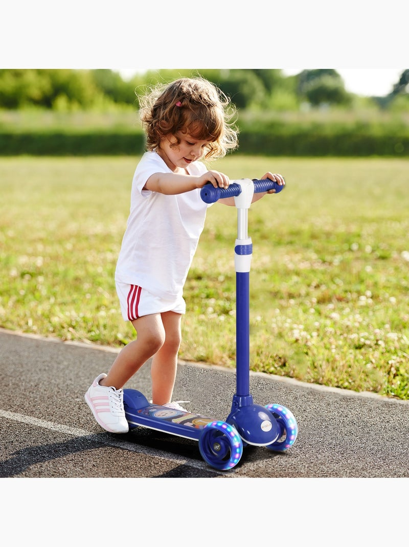 Trottinette pour enfants 3 roues lumineuses led Bleu Bleu - Kiabi