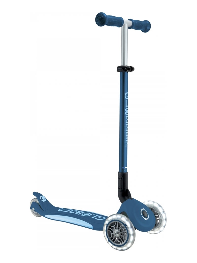 Trottinette PRIMO FOLDABLE PLUS LIGHTS Bleu pétrole - Kiabi