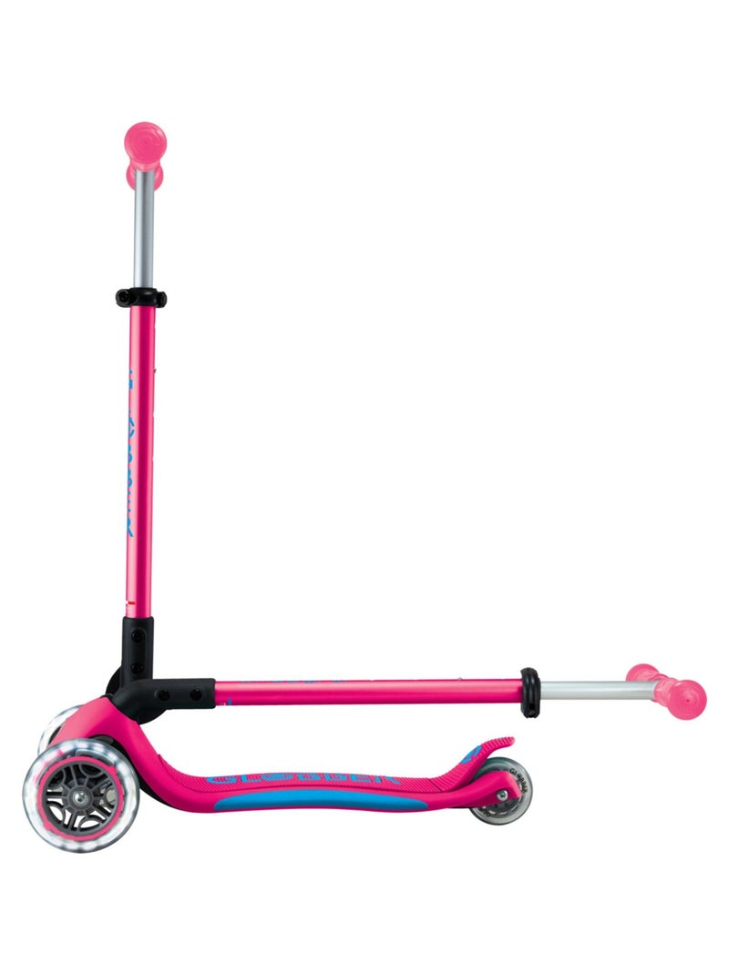 Trottinette PRIMO PLIABLE PLUS LIGHTS Rose - Kiabi