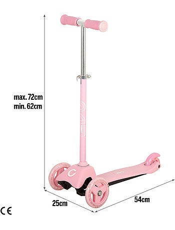 Trottinette réglable à 3 roues evo
