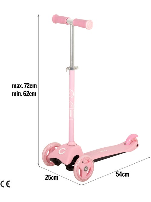 Trottinette réglable à 3 roues evo - Kiabi