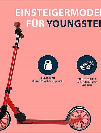 Trottinette Scooter Up 200 rouge