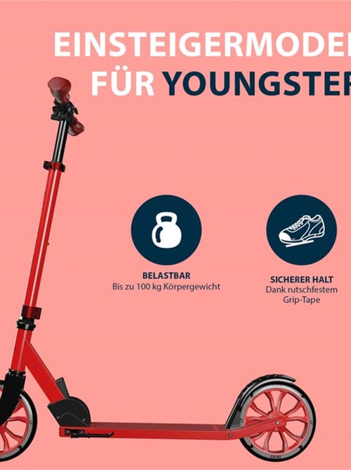 Trottinette Scooter Up 200 rouge - Kiabi