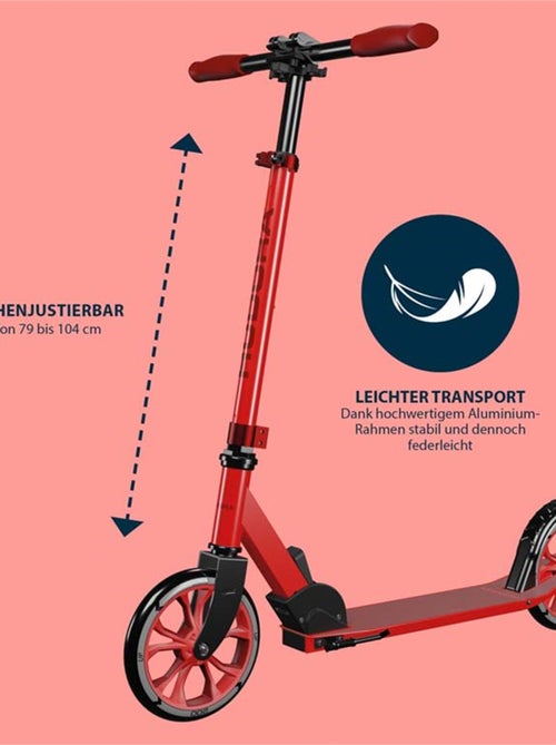 Trottinette Scooter Up 200 rouge - Kiabi