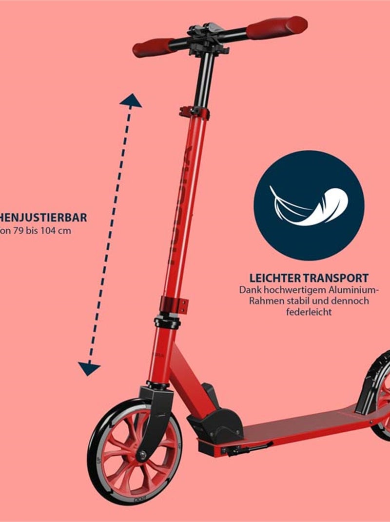 Trottinette Scooter Up 200 rouge Rouge - Kiabi