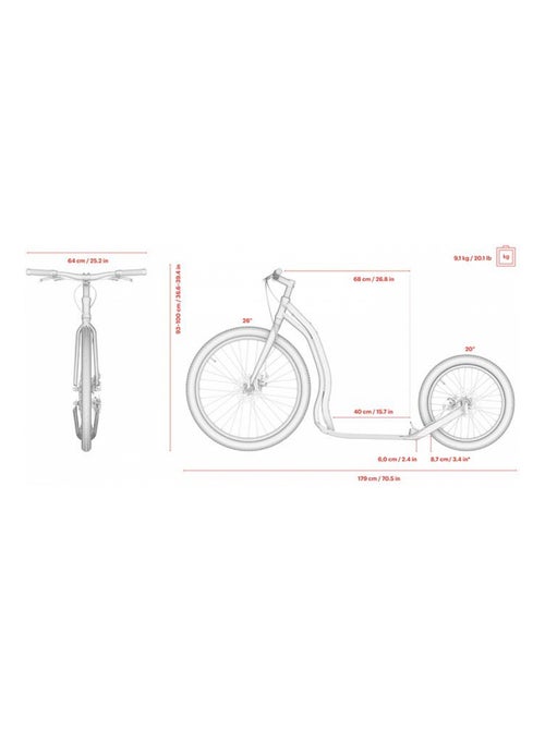 Trottinette Trexx Disc 'Yedoo' - Kiabi