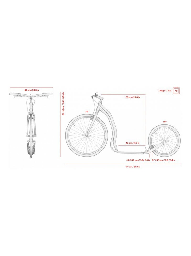 Trottinette Trexx 'Yedoo' Vert - Kiabi