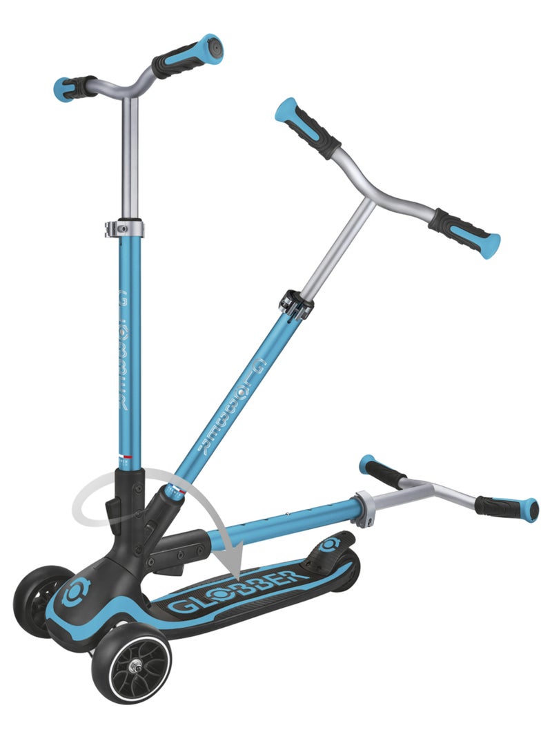 Trottinette ULTIMUM 3 roues évolutive Bleu azur - Kiabi