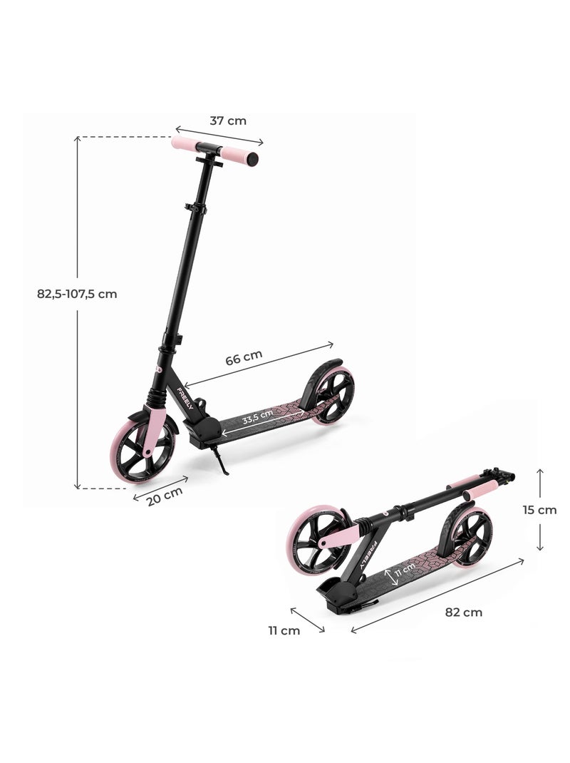 Trottinette urbaine pliable pour enfant dès 5 ans et adulte Rose - Kiabi
