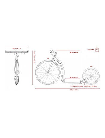 Trottinette Wolfer 'Yedoo'