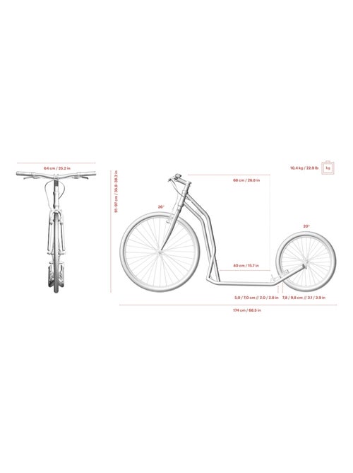 Trottinette 'Yedoo' Five - Kiabi