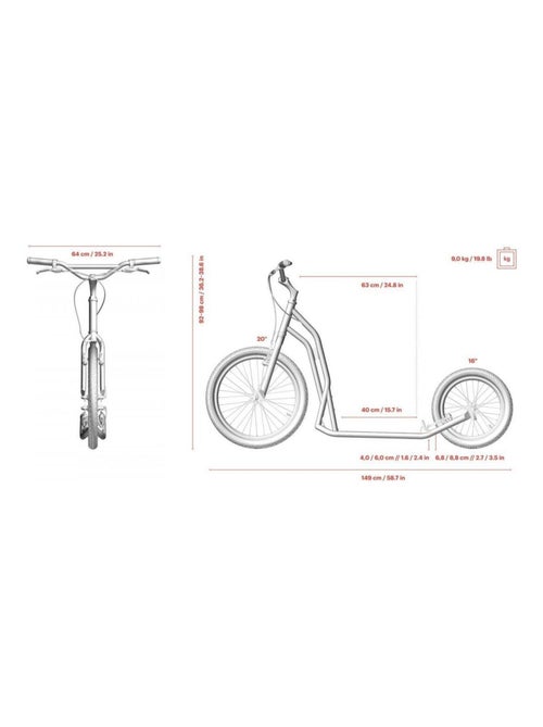 Trottinette 'Yedoo' Steel 2016 Green - Kiabi