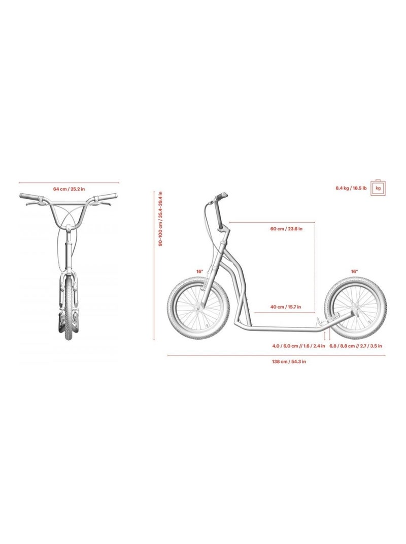 Trottinette 'Yedoo' Steel Noir - Kiabi