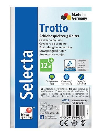 Trotto jouet à pousser