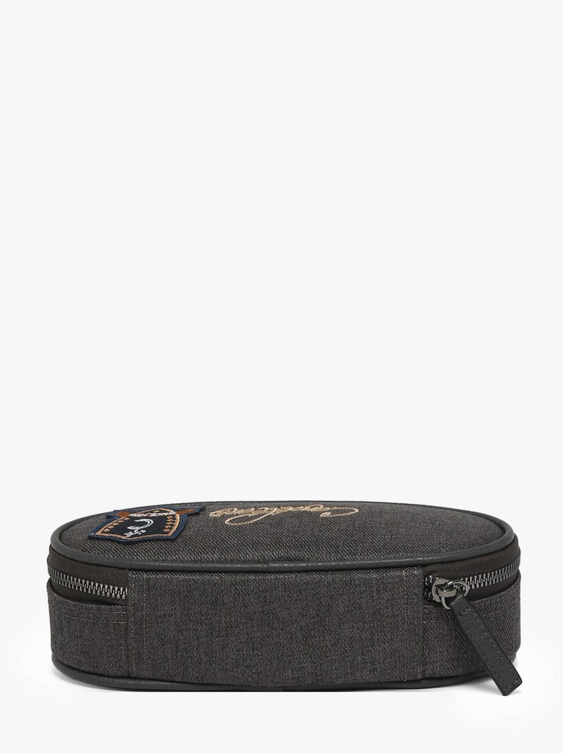 Trousse 1 Compartiment Cameleon Gris Noir - Kiabi