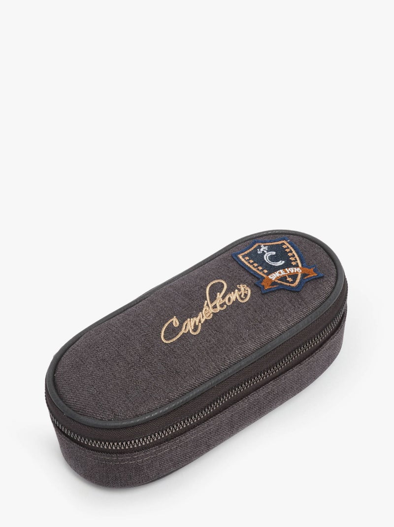 Trousse 1 Compartiment Cameleon Gris Noir - Kiabi