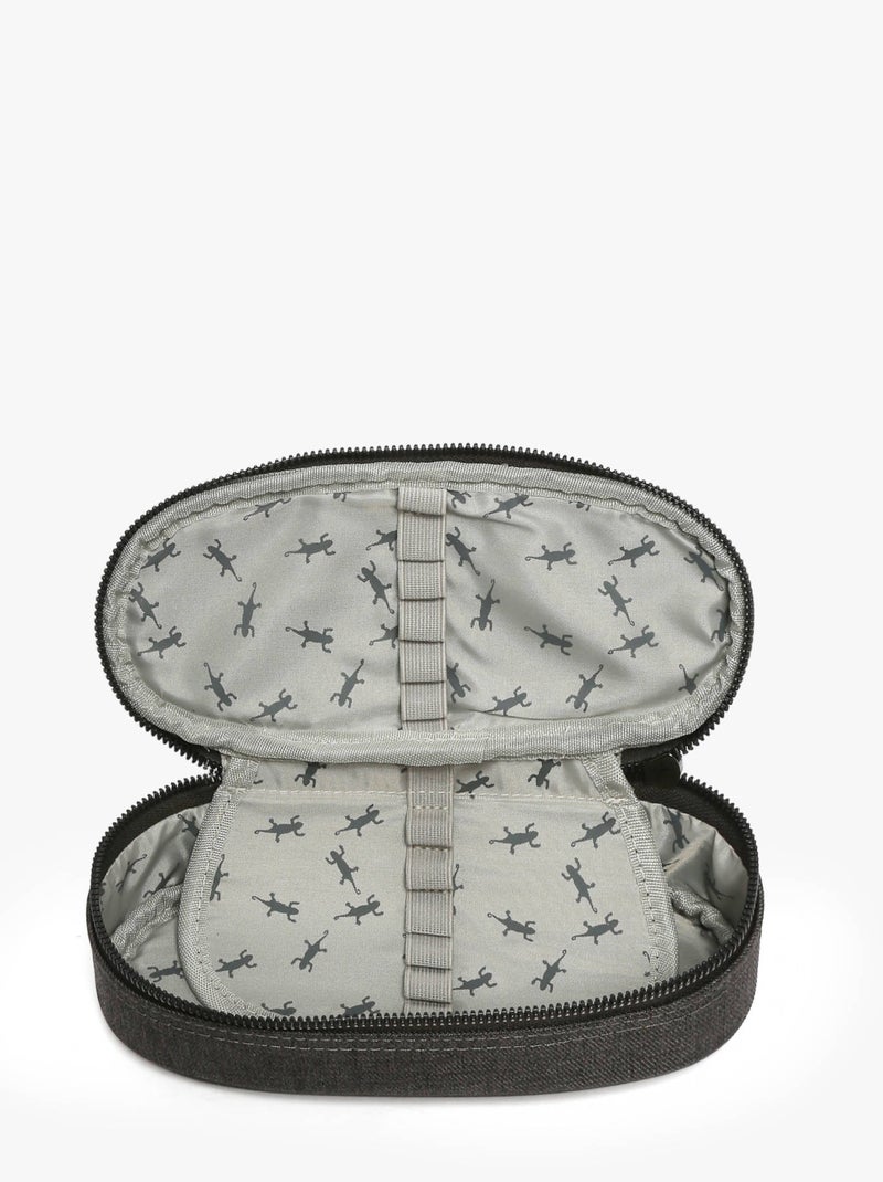 Trousse 1 Compartiment Cameleon Gris Noir - Kiabi