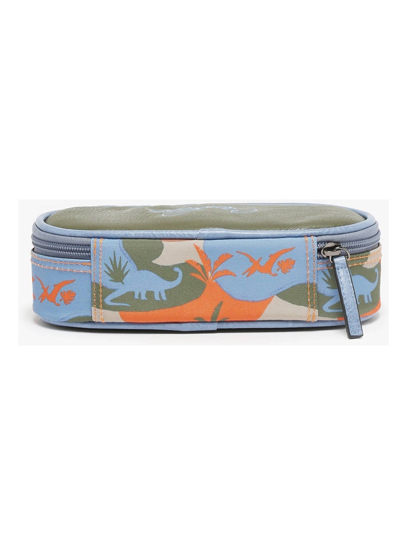 Trousse 1 Compartiment Cameleon Polyester Recycle Orange - Kiabi