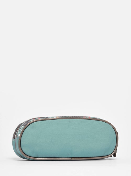 Trousse 2 Compartiments Cameleon Polyester Recycle - Kiabi