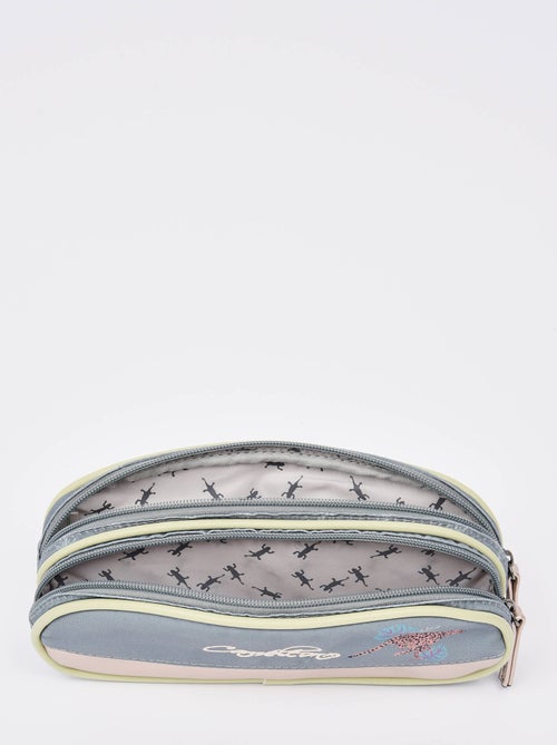 Trousse 2 Compartiments Cameleon Polyester Recycle - Kiabi Trousse 2 Compartiments Cameleon Polyester Recycle - Kiabi
