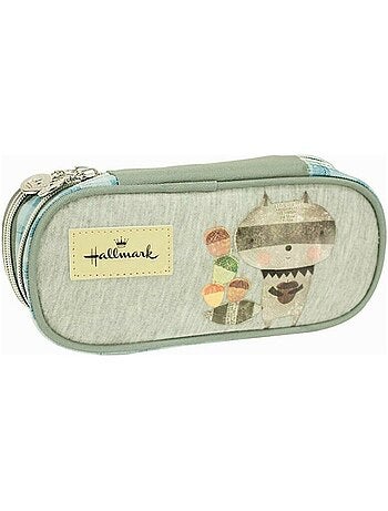 Trousse 2 compartiments Hallmark Raton Laveur 22 CM - Qualité Premium