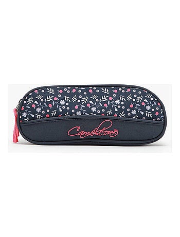 Trousse 2 compartiments ligne Basic Caméléon. En polyester - avec fermeture éclair