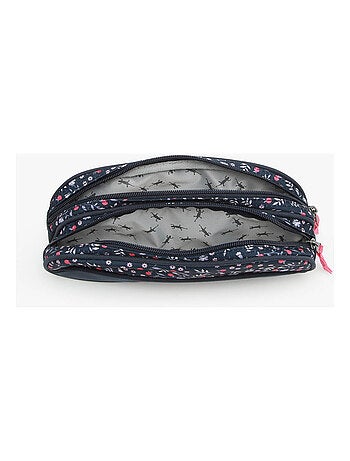 Trousse 2 compartiments ligne Basic Caméléon. En polyester - avec fermeture éclair