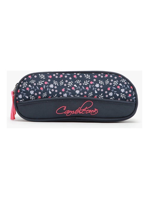 Trousse 2 compartiments ligne Basic Caméléon. En polyester - avec fermeture éclair - Kiabi